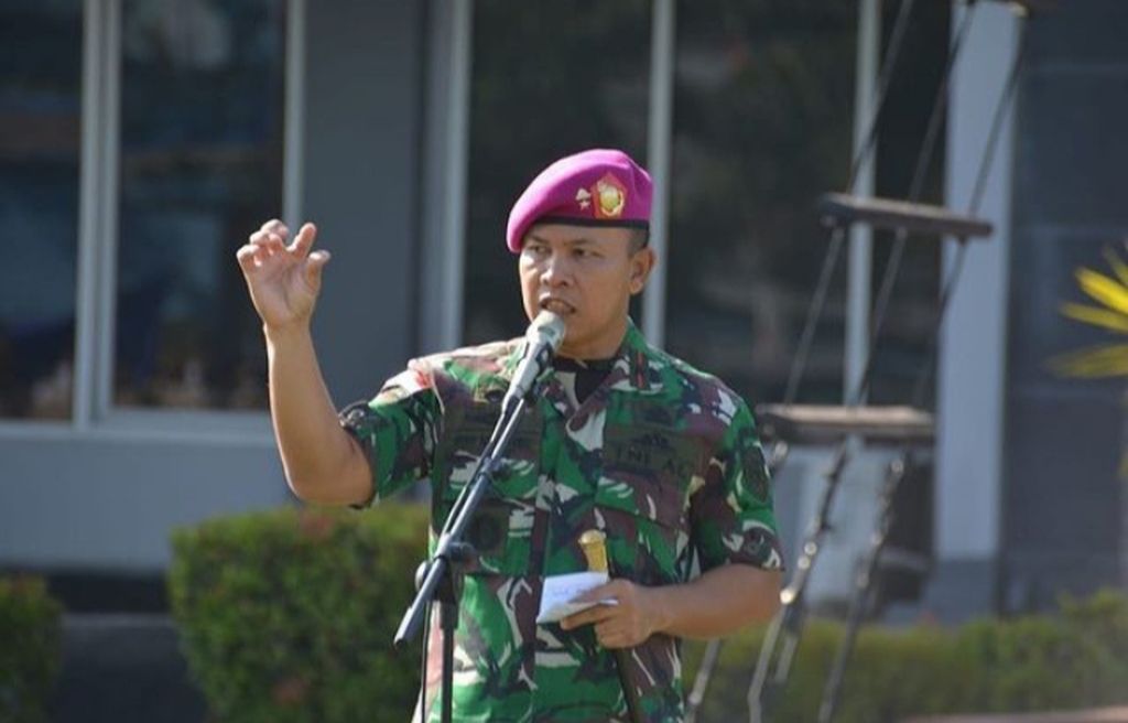 Komandan Lantamal X Jayapura Brigadir Jenderal (Mar) Feryanto Marpaung.