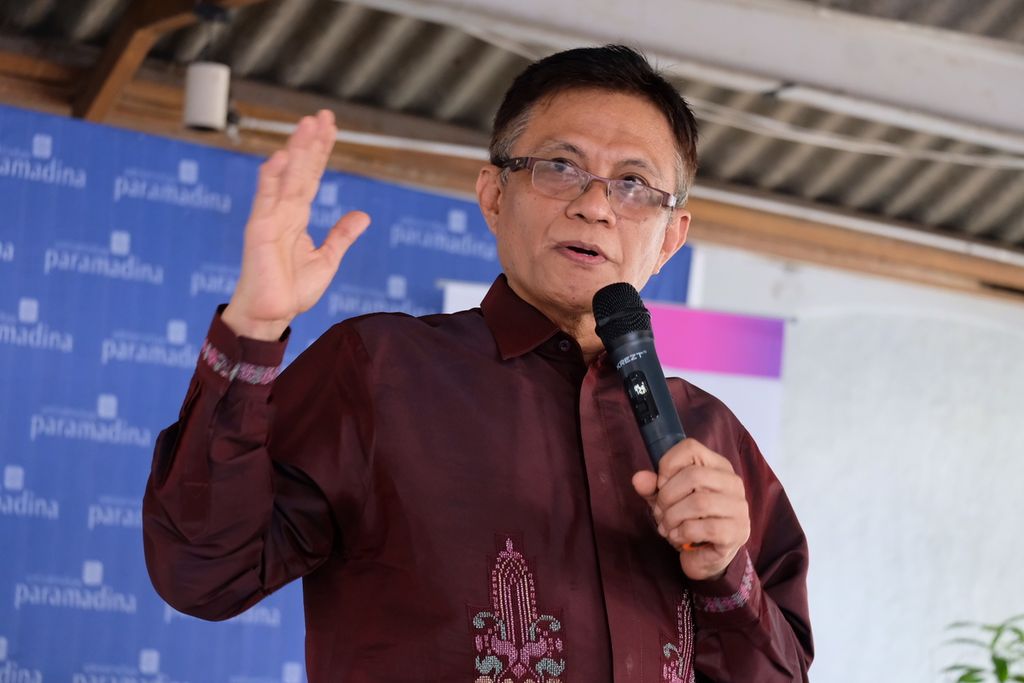 Rektor Universitas Paramadina Didik J Rachbini di Jakarta, Kamis (20/5/2021).