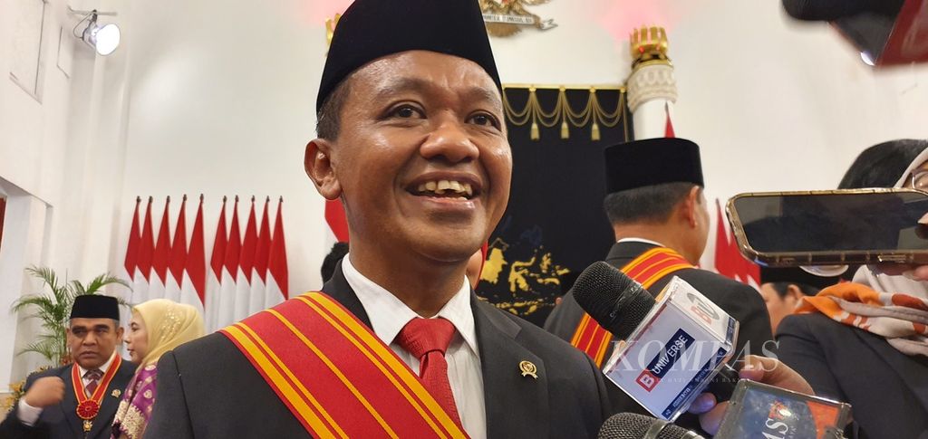 Bahlil Lahadalia, Menteri Investasi/Kepala BKPM.