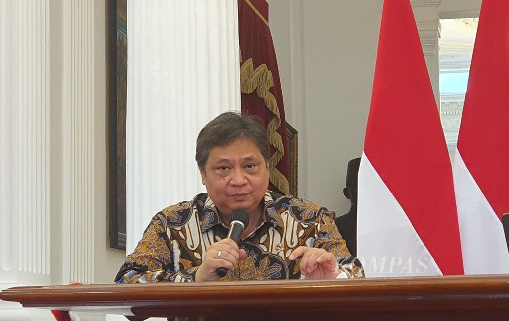 Airlangga Hartarto, Menteri Koordinator Bidang Perekonomian