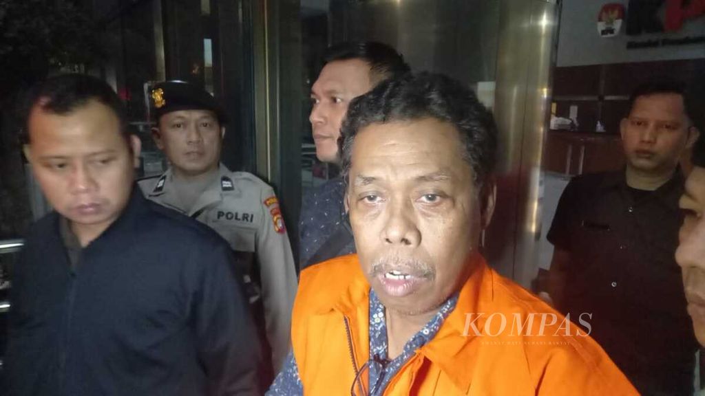 Pemilik PT Fajar Pasir Lestari, Abdul Nanang Ramis, salah satu tersangka dalam kasus dugaan korupsi proyek pengadaan jalan di Kalimantan Timur.