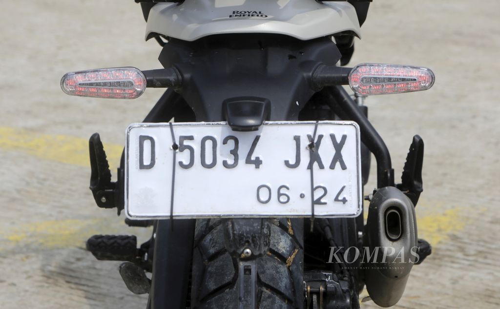 Lampu belakang All-New Himalayan 450. 