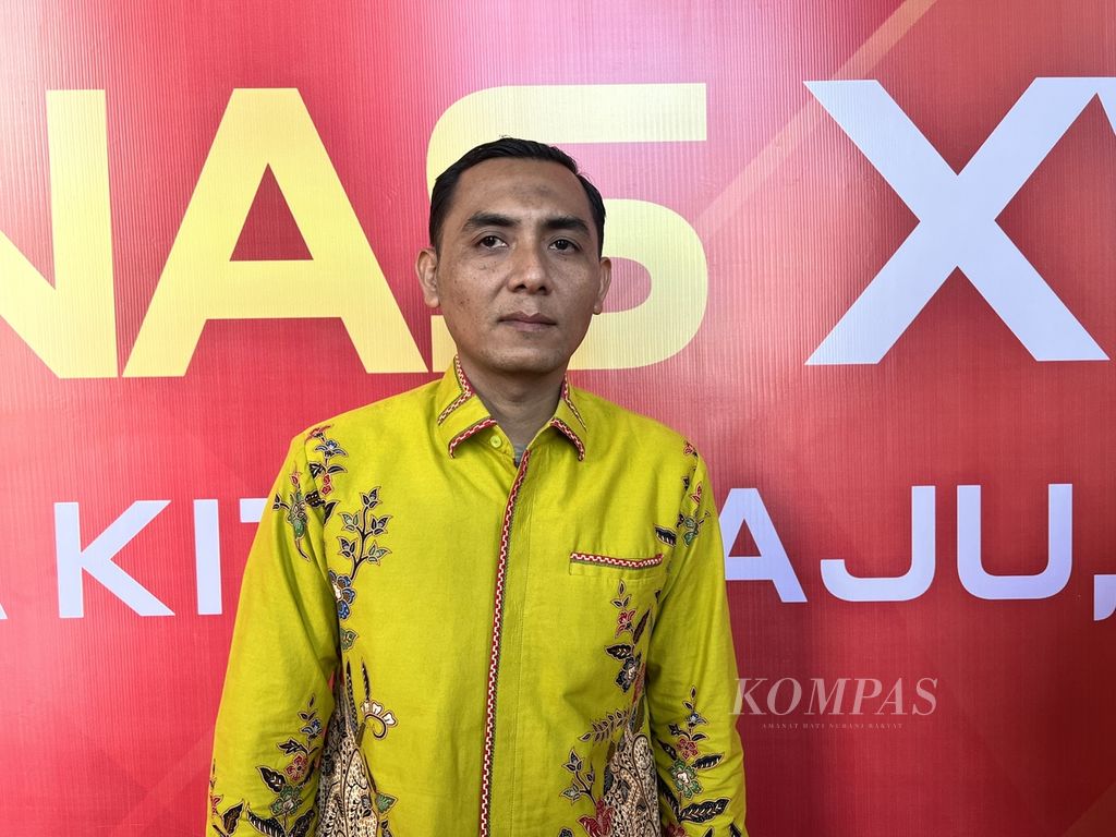 Pengajar Hukum Tata Negara Universitas Hasanuddin, Makassar, Fajlurrahman Jurdi, saat diwawancara di sela-sela Rakernas XVI Apeksi di Makassar, Rabu (12/7/2023).