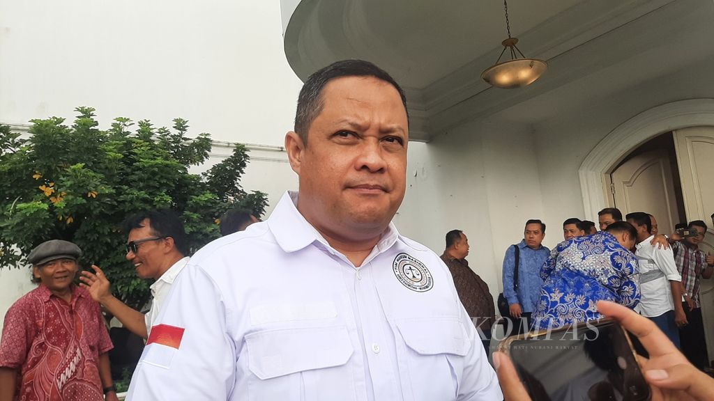 The head of the Anies-Muhaimin National Legal Team, Ari Yusuf Amir, was met in the Jakarta area, South, Sunday (21/4/2024).