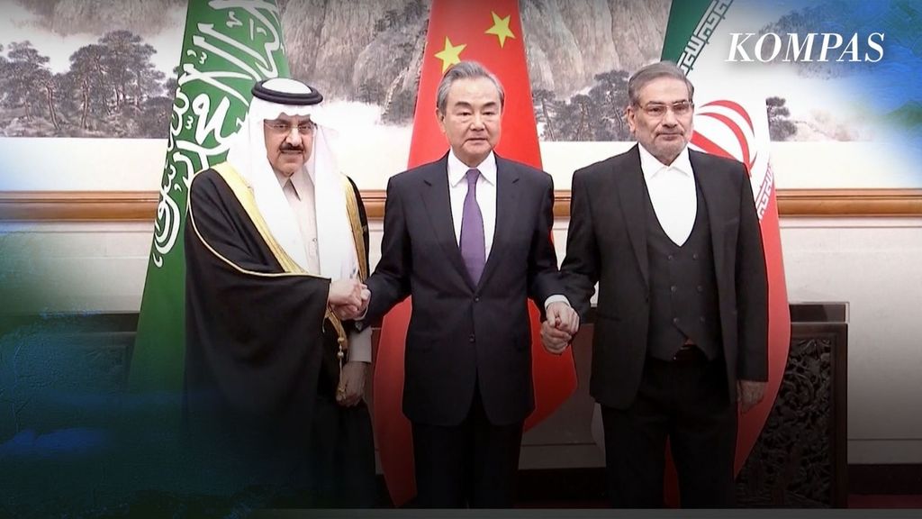 Dimediasi China, Arab Saudi dan Iran sepakat untuk rekonsiliasi setelah tujuh tahun putus hubungan diplomatik.