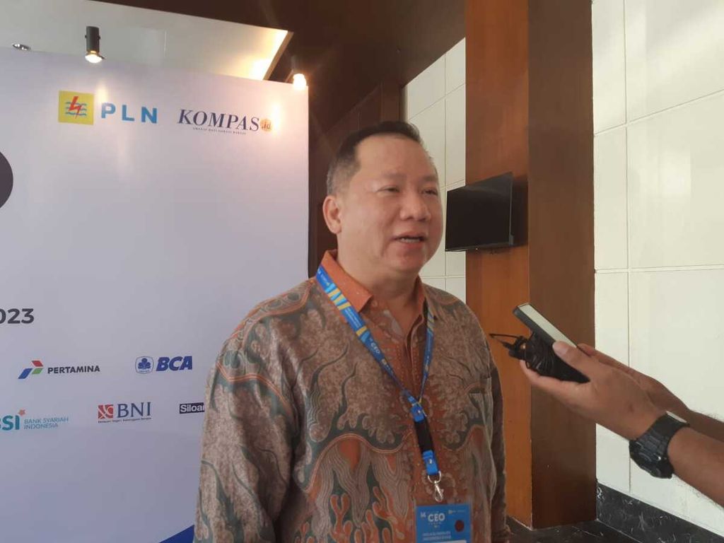 Presiden Direktur PT Dexa Medica, Hery Sutanto, di Kota Balikpapan, Kalimantan Timur, Rabu (1/11/2023) .