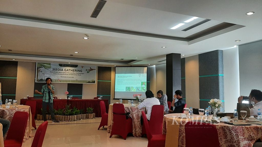 Media Gathering Yayasan Planet Indonesia di Pontianak, Kalimantan Barat, Rabu (22/6/2022).