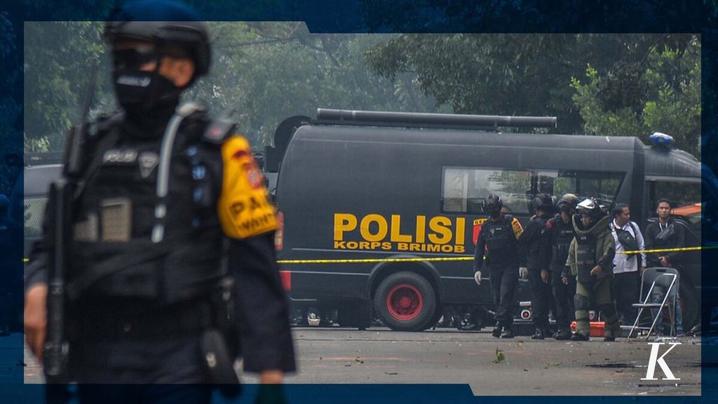 Seorang Polisi Tewas dan Sembilan Orang Terluka Akibat Bom Bunuh Diri di Polsek Astanaanyar.