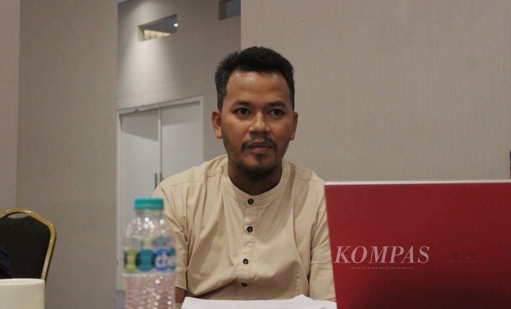 Juru Kampanye Forest Watch Indonesia (FWI) Agung Ady Setyawan, di Jakarta, Jumat (29/7/2022).