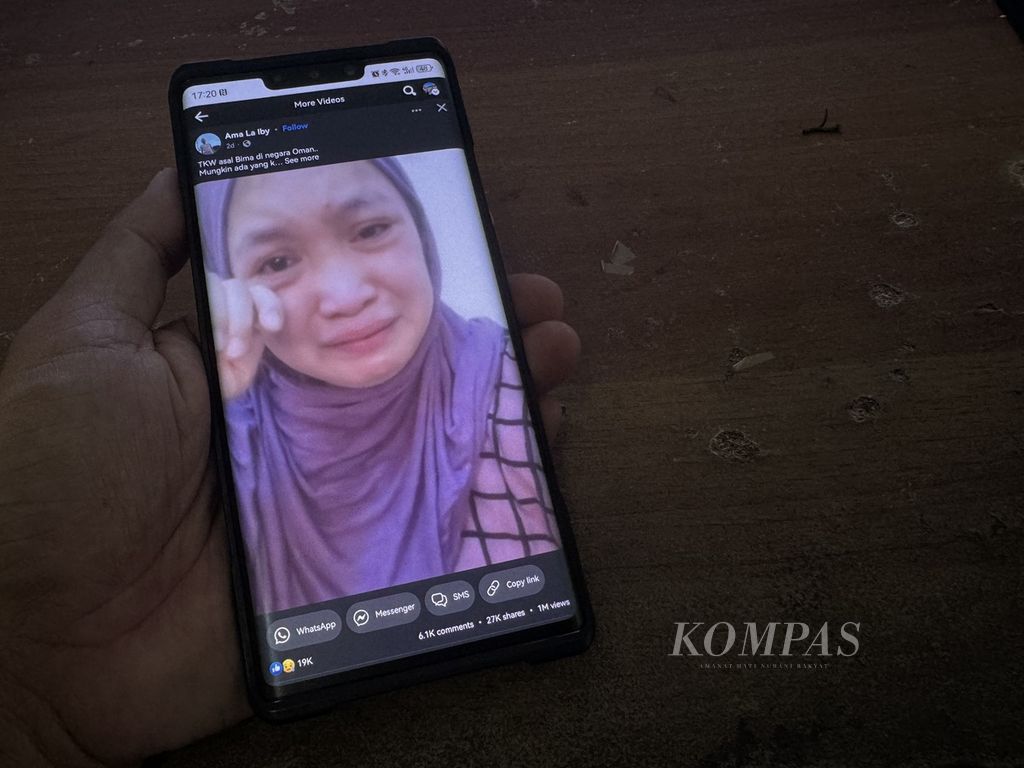 Video Nurul Huda (36) beredar di media sosial Facebook seperti terlihat pada Selasa (2/4/2024). 