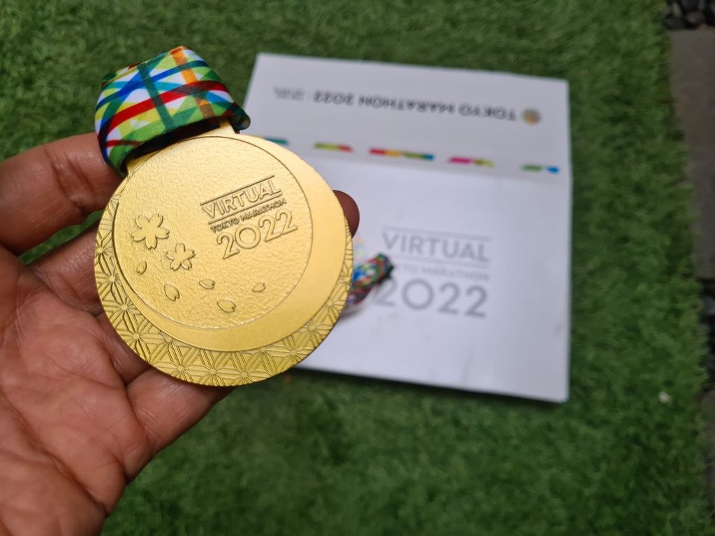 Medali Virtual Tokyo Marathon 2022