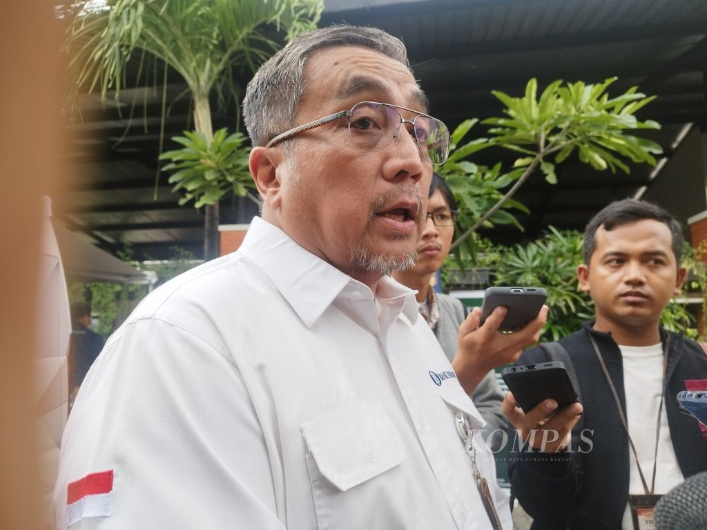 Direktur Departemen Pengelolaan Uang Bank Indonesia (BI) Agus Susanto Pratomo memberikan keterangan saat ditemui di kantor Kompas Gramedia, Jakarta, Selasa (26/3/2024).
