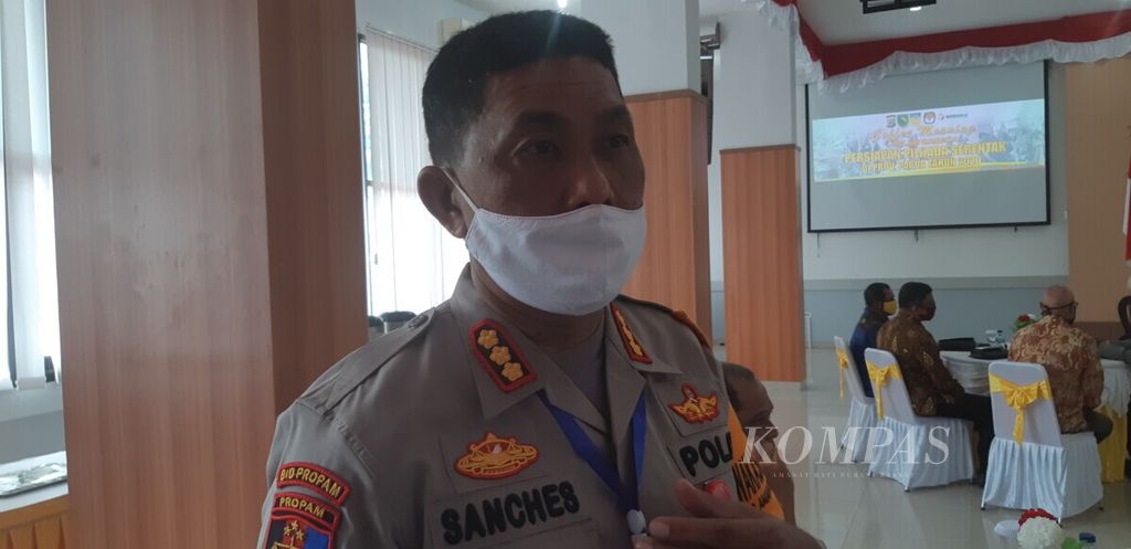 Kepala Bidang Profesi dan Pengamanan Kepolisian Daerah Papua Komisaris Besar Fernando Sanches Napitupulu