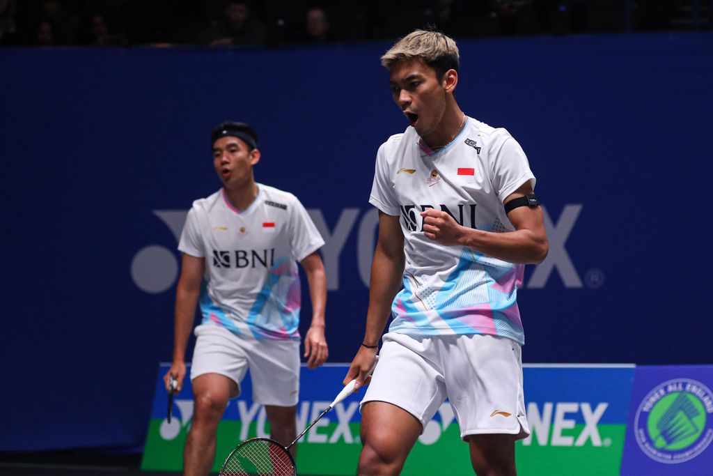 Muhammad Shohibul Fikri/Bagas Maulana progressed to the second round of the All England tournament at the Arena Birmingham, England. In the first round on Tuesday (12/3/2024), they defeated Alexander Dunn/Adam Hall (Scotland) with a score of 21-18, 21-16.