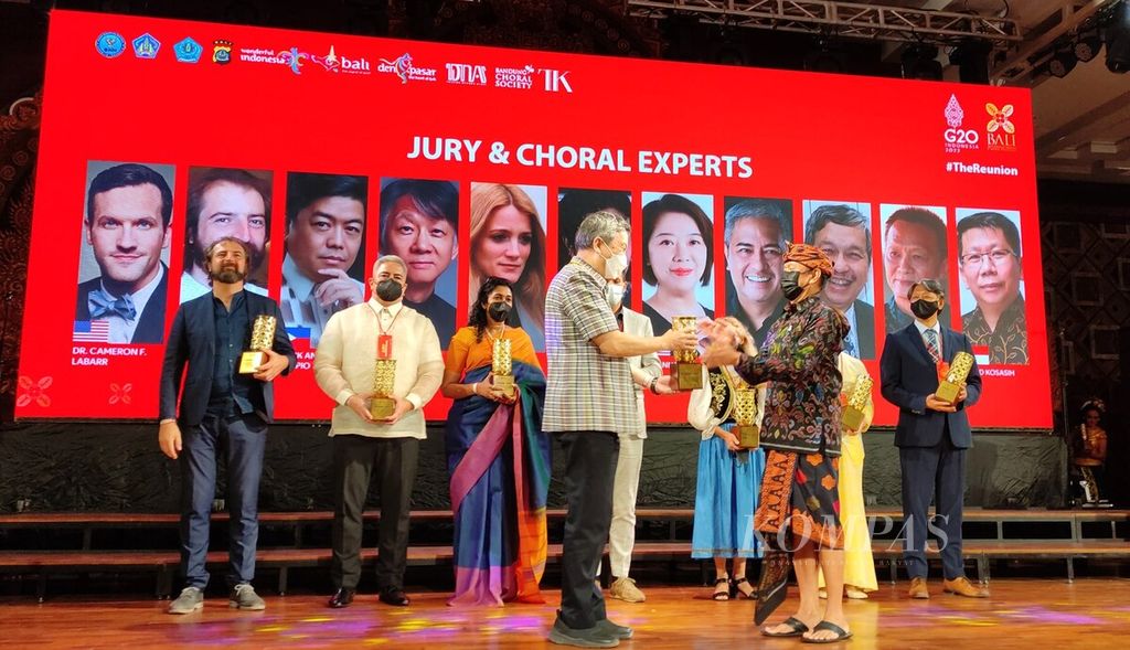 Festival paduan suara Bali International Choir Festival 2022 digelar secara langsung dan melalui virtual.