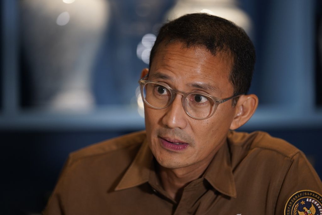 Wawancara <i>Kompas </i>bersama Sandiaga Uno terkait dengan ekonomi kreatif Indonesia.