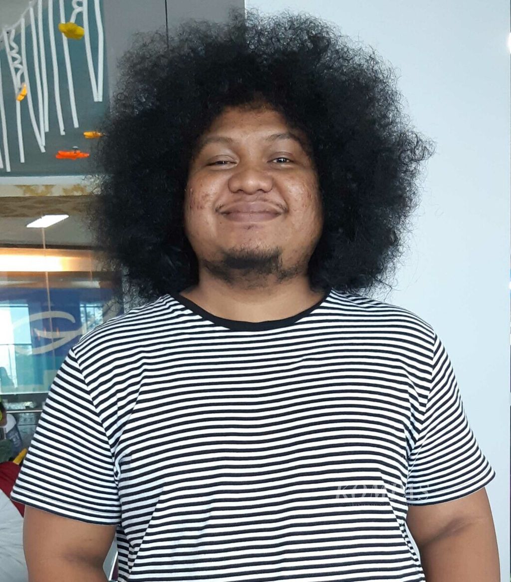 Babe Cabiita, artis film dan komika di Malang, Sabtu (24/3/2019).
