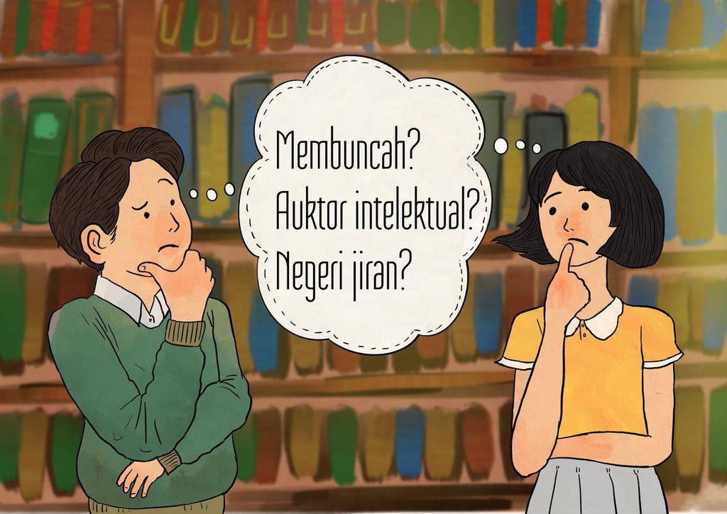 Kata "membuncah", "negeri jiran", dan "auktor intelektual" sering digunakan secara salah kaprah. Bagaimana yang benar?