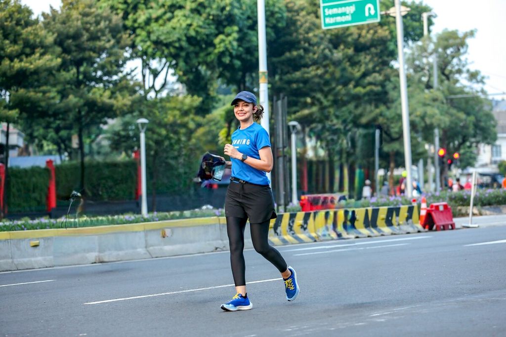 Najwa Shihab memilih lari sebagai olahraga favoritnya. Ia selalu menyempatkan lari di sela-sela kunjungannya ke daerah.