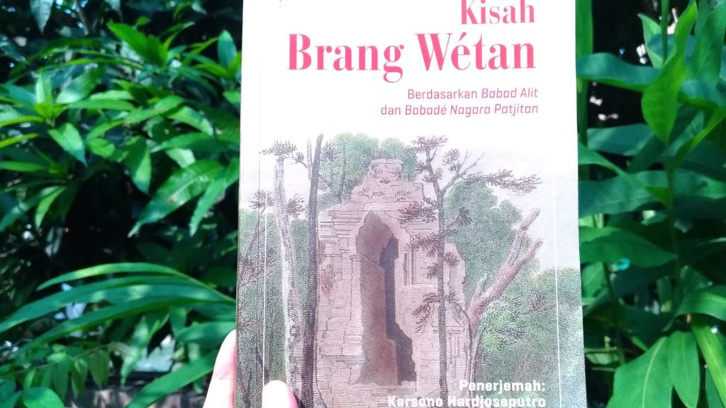 Halaman muka buku berjudul <i>Kisah Brang Wetan: Berdasarkan Babad Alit dan Babade Nagara Patjitan.</i>