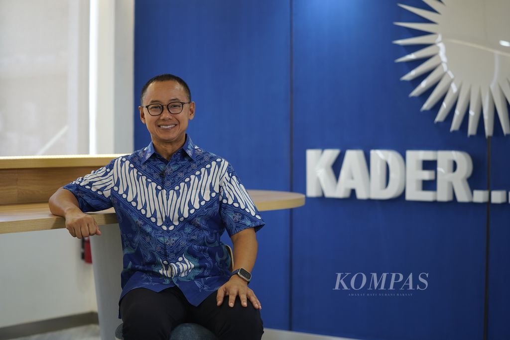 Sekretaris Jenderal Partai Amanat Nasional (PAN) Eddy Soeparno saat ditemui <i>Kompas </i>di kantor DPP PAN, Jakarta Selatan, Rabu (5/4/2023).