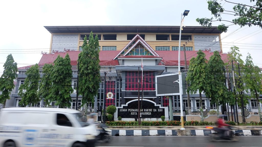 Gedung DPRD Kota Samarinda, Kalimantan Timur, Jumat (22/12/2023).