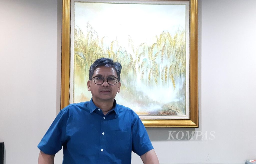 Ketua Umum Ikatan Penerbit Indonesia (Ikapi) Arys Hilman Nugraha di Jakarta, Selasa (16/5/2023).