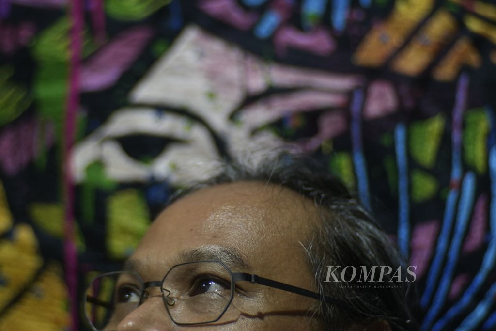 Eko Nugroho Pelukis Seniman Yogyakarta KOMPAS/EDDY HASBY