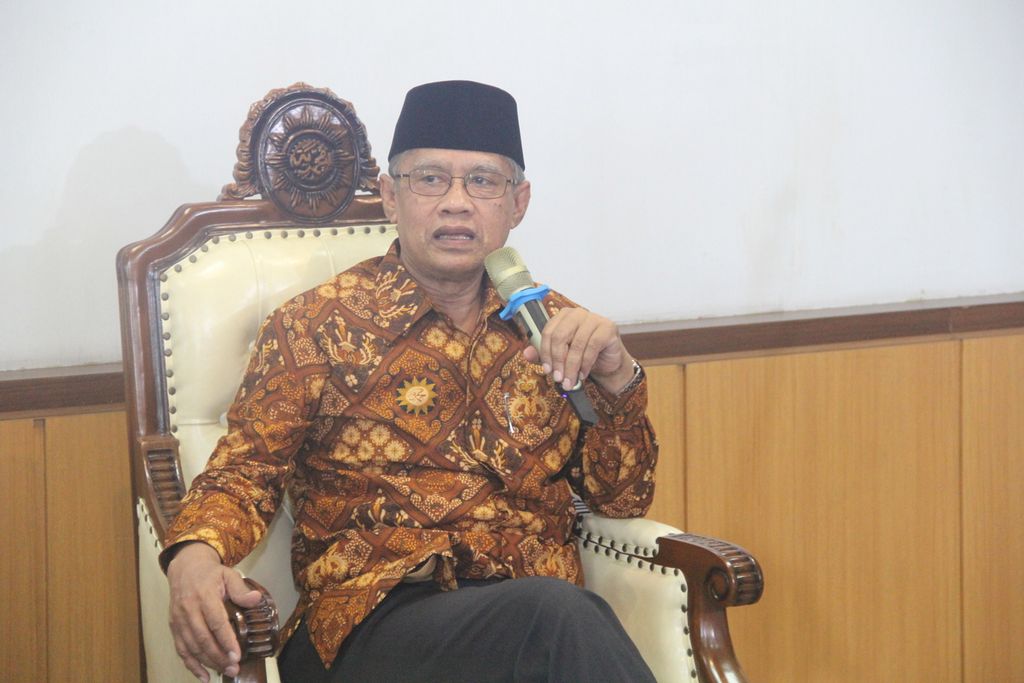 General Chairperson of the Muhammadiyah Central Executive Haedar Nasir.