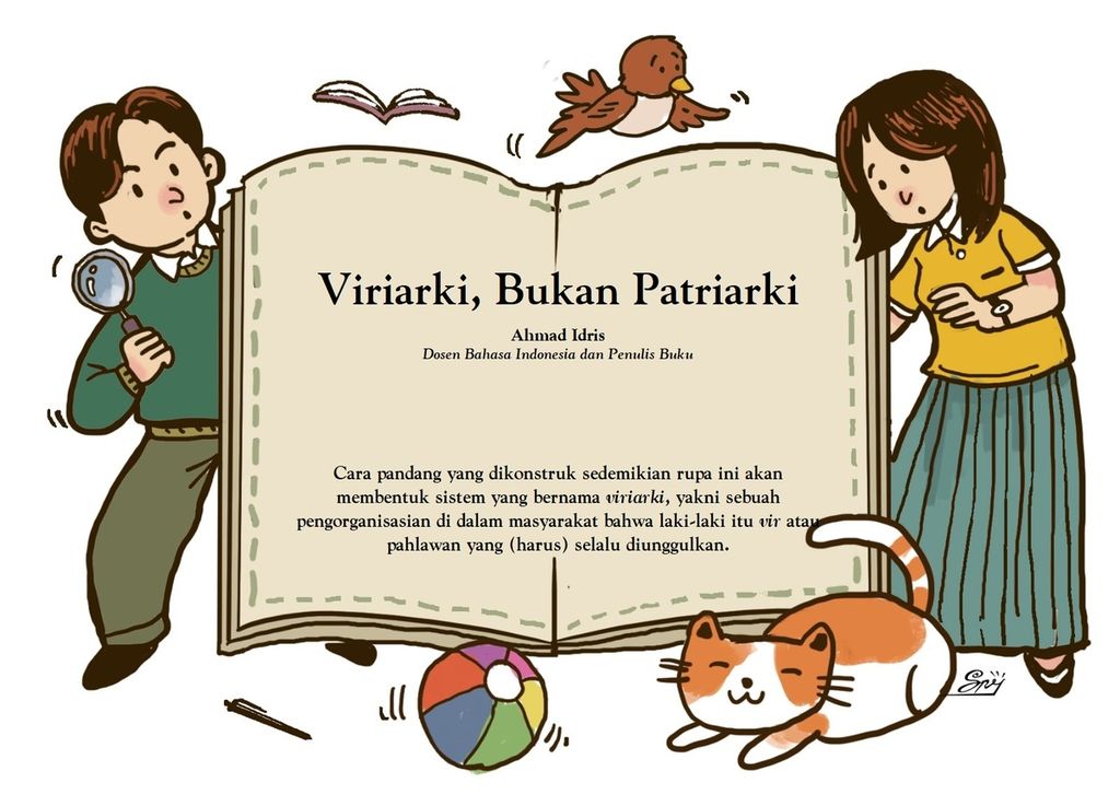 Istilah yang lebih cocok digunakan adalah <i>viriarki</i>, bukan <i>patriarki</i>.