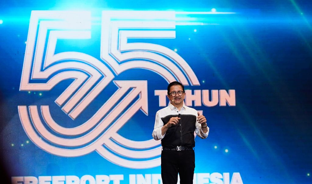 Presiden Direktur PT Freeport Indonesia Tony Wenas 