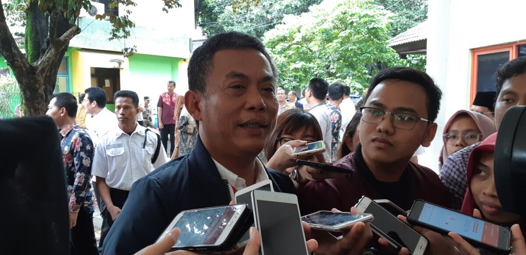 Ketua DPRD DKI Jakarta Prasetyo Edi Marsudi di Jakarta, Jumat (25/1/2019).