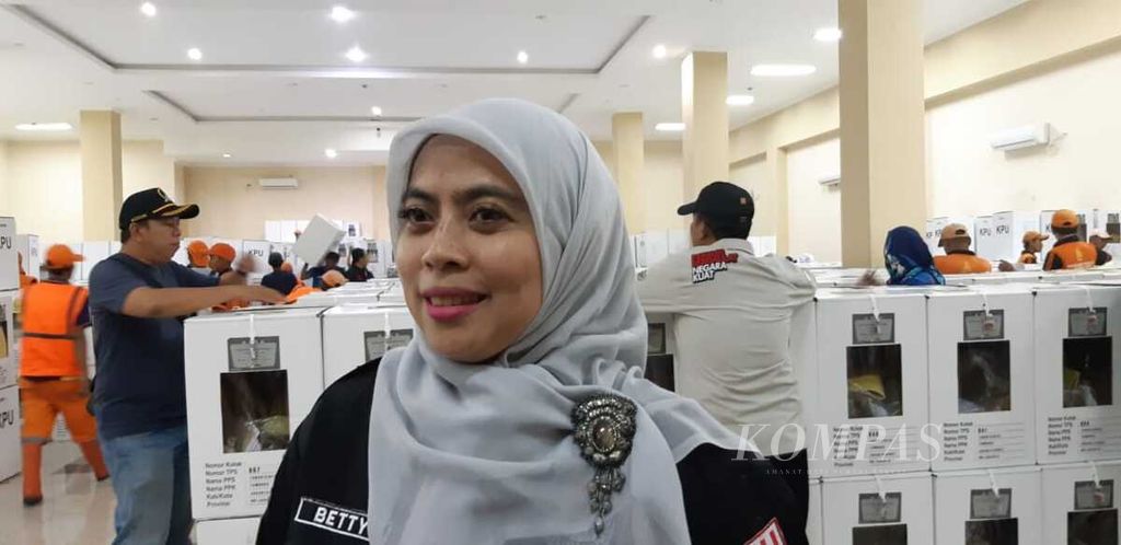 Ketua KPU DKI Jakarta Betty Epsilon Idroos.