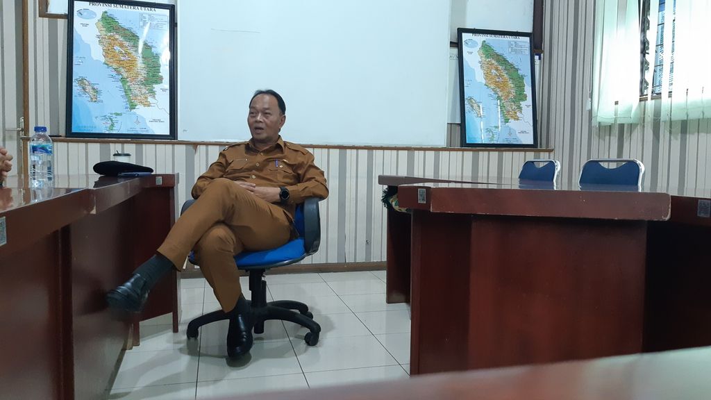 Sekretaris Dinas Kesehatan Sumatera Utara Teguh Supriyadi