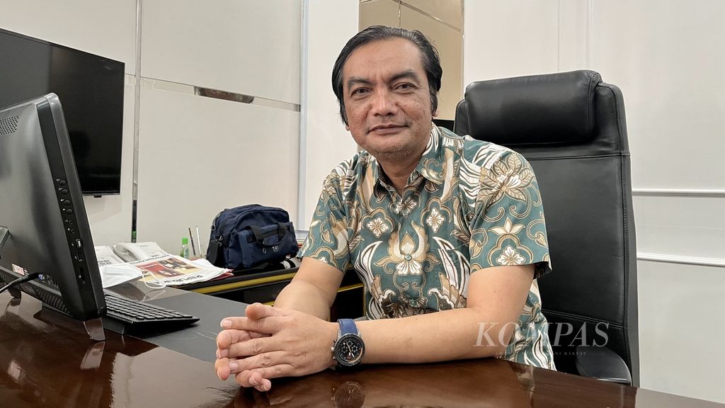 Anggota KPU, Yulianto Sudrajat, saat ditemui di Kantor KPU, Jakarta, Selasa (26/7/2022).