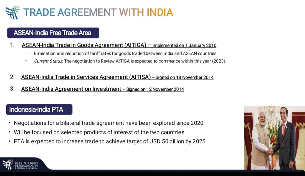 Trade Agreement with India