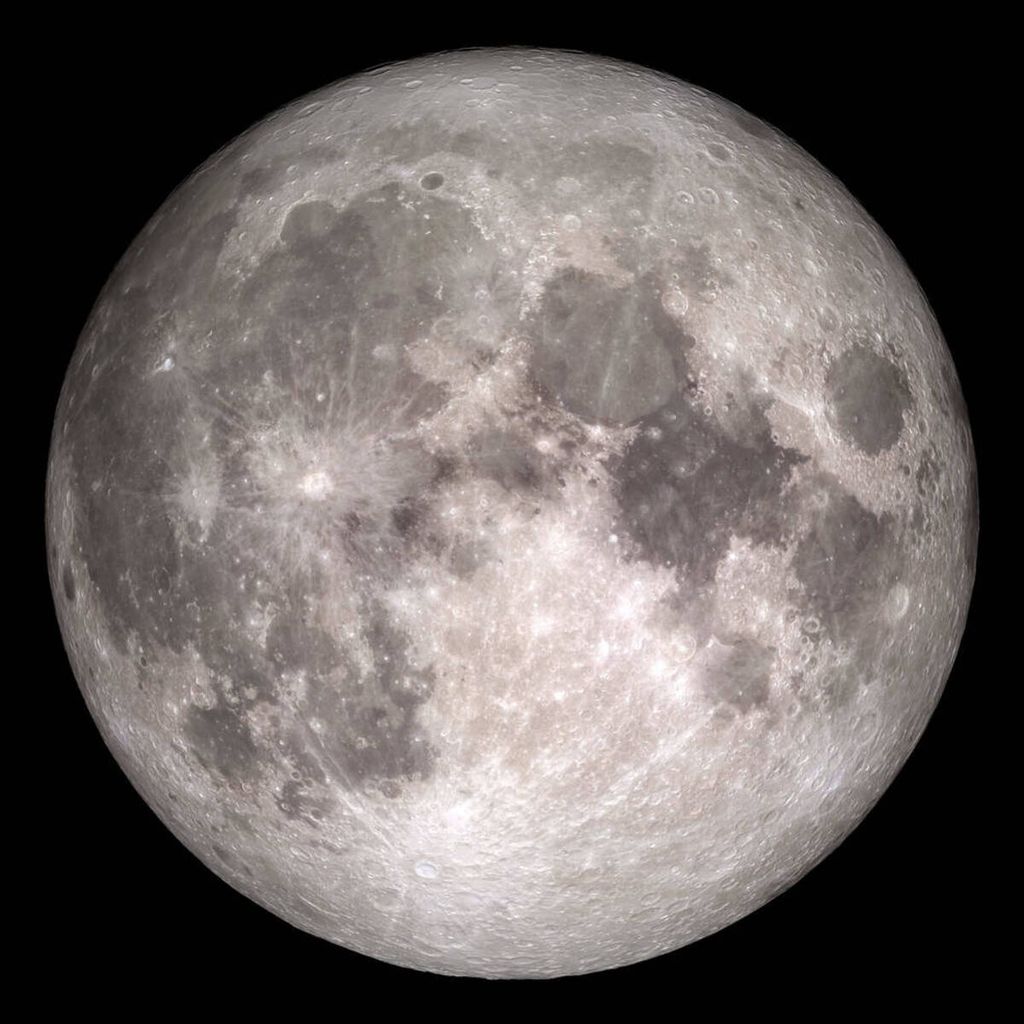 The Lunar Reconnaissance Orbiter spacecraft owned by NASA captured an image of the Moon's bright side, or the part of the Moon visible from Earth.