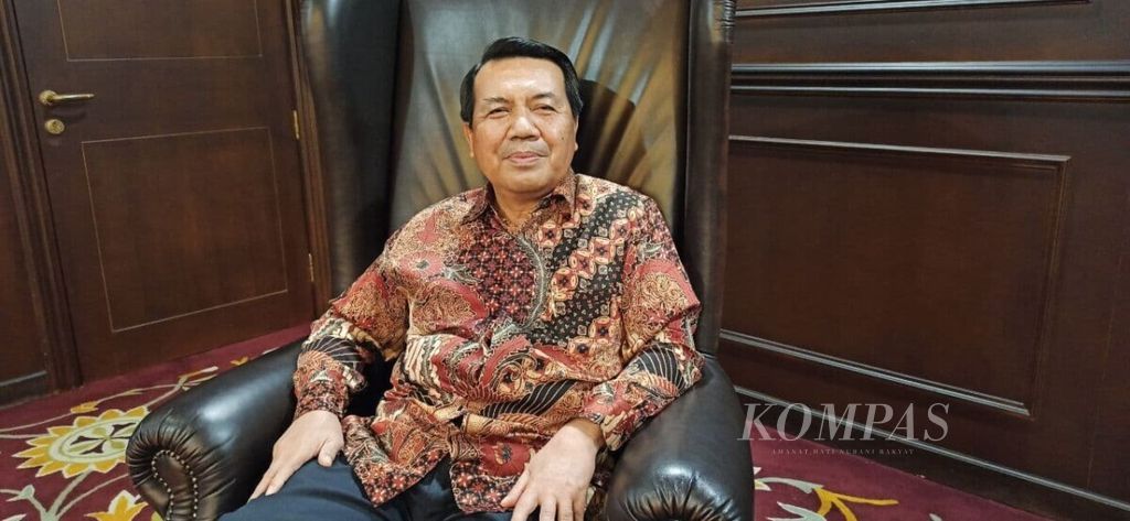 Ketua Mahkamah Agung 2020-2025 Muhammad Syarifuddin di Mahkamah Agung, Kamis (17/12/2020).
