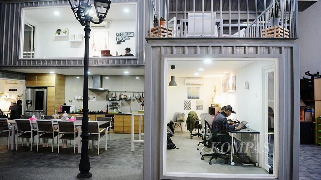 Startup office in Bangunharjo Village, Sewon, Bantul, Yogyakarta. 