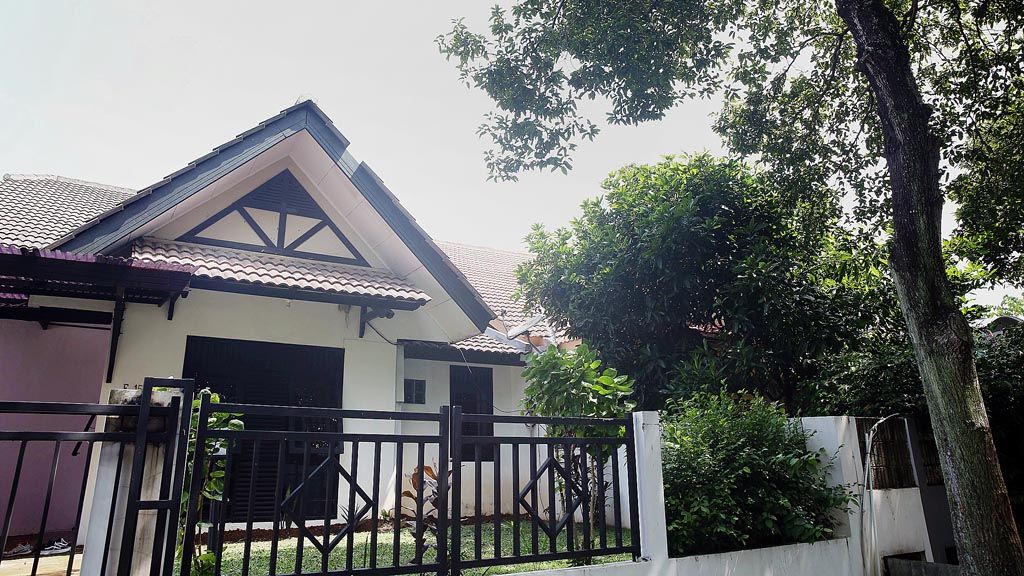 Rumah sutradara Fajar Nugros di kawasan BSD, Tangerang Selatan.