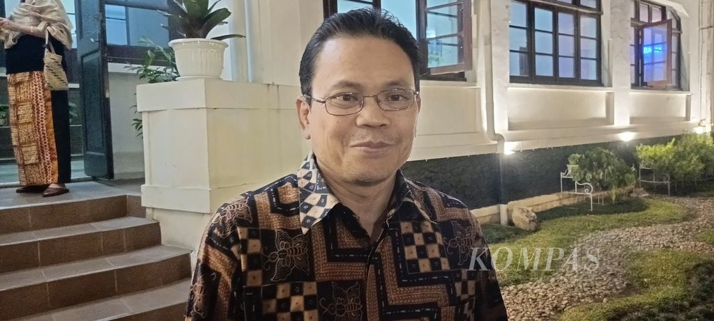 Restu Gunawan, Direktur Pembinaan Tenaga dan Lembaga Kebudayaan Kementerian Pendidikan, Kebudayaan, Riset, dan Teknologi, Sabtu (21/10/2023).