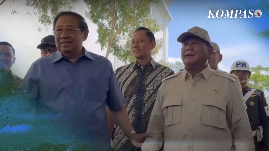 Temui SBY, apresiasi Prabowo terhadap totalitas Demokrat.