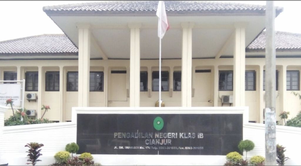 Kantor Pengadilan Negeri Cianjur di Jawa Barat