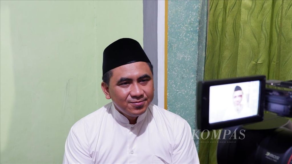 Putra KH Maimoen Zubair, Taj Yasin, di Pondok Pesantren Al Anwar, Sarang, di Kabupaten Rembang, Jawa Tengah, Selasa (6/8/2019).