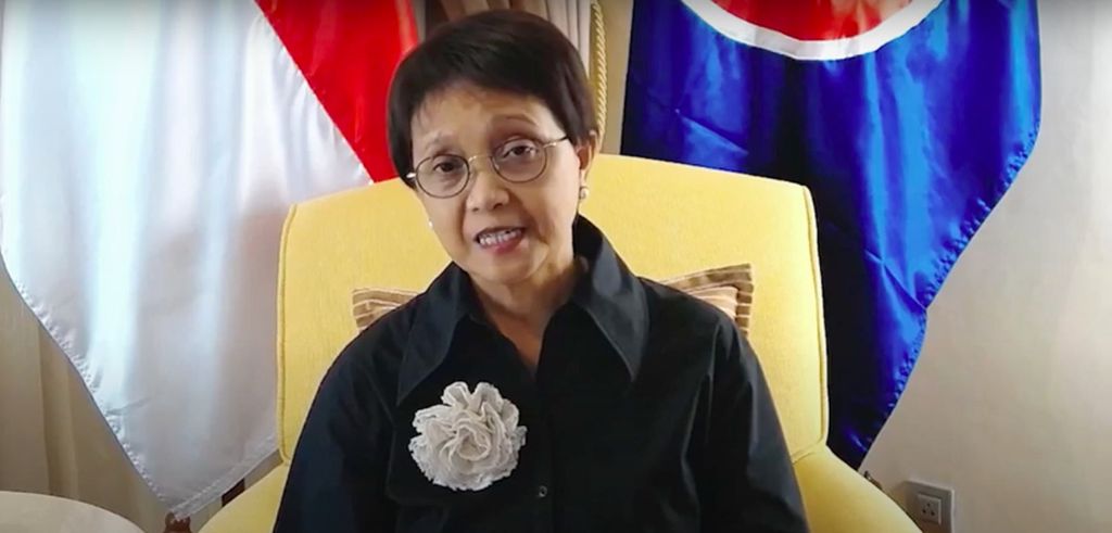 Menteri Luar Negeri Retno Marsudi dalam keterangannya di Phnom Penh pada Rabu (9/11/2022) malam.