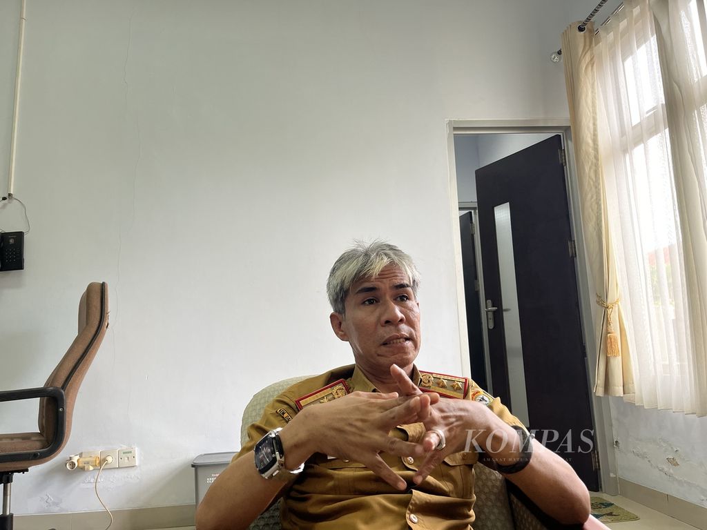 Kepala Bidang Peternakan dan Kesehatan Hewan Distanak Sultra M Jabal Nur