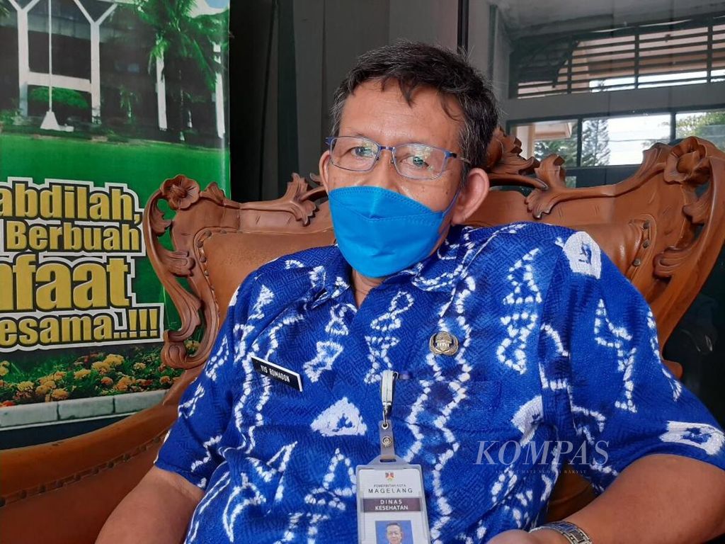 Kepala Bidang Pencegahan dan Pengendalian Penyakit Dinas Kesehatan Kota Magelang Yis Romadhon