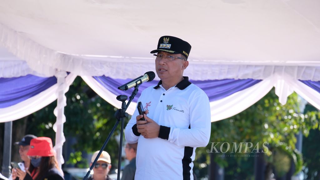 Wali Kota Ternate M Tauhid Soleman di Ternate, Selasa (14/6/2022).