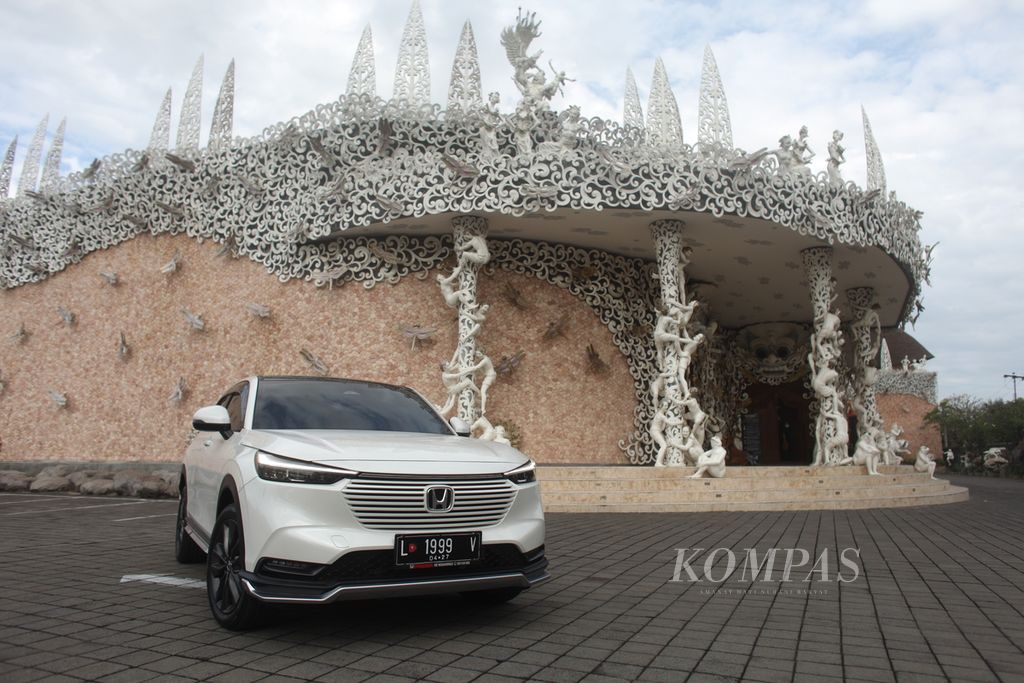 All-New Honda HR-V varian SE difoto di pekarangan museum UC Silver Gold, Gianyar, Bali, pada Selasa (24/5/2022).