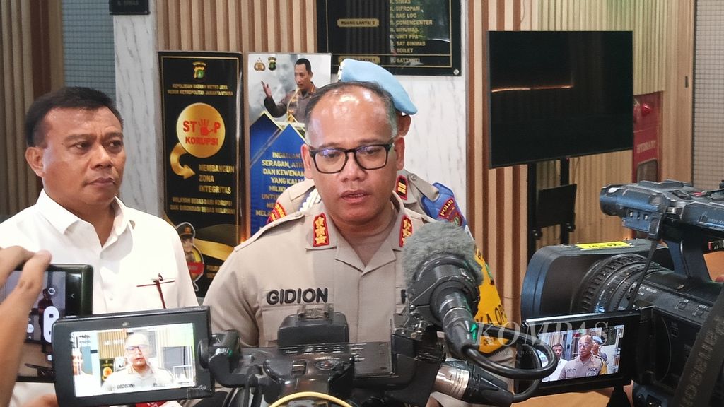 Kepala Kepolisian Resor Metro Jakarta Utara Komisaris Besar Gidion Arif Setyawan, Senin (30/10/2023).